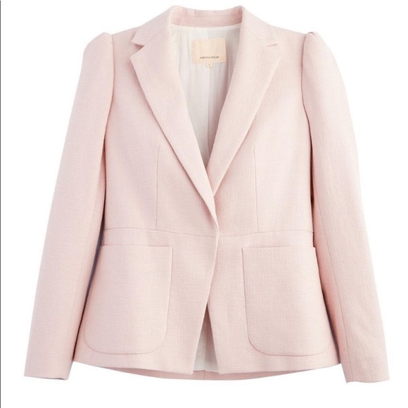 Rebecca Taylor Jackets & Blazers - Rebecca Taylor Slub Suiting Jacket Rosebud Lavender 12